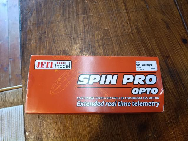 Vendo Jeti 165A nuova ha solo un test 