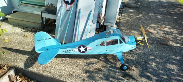 Piper cub Navy Phoenix Model