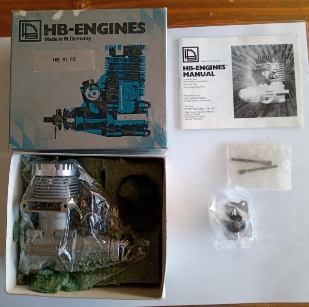 Motore per aeromodello HB-ENGINES tipo HB61 RC