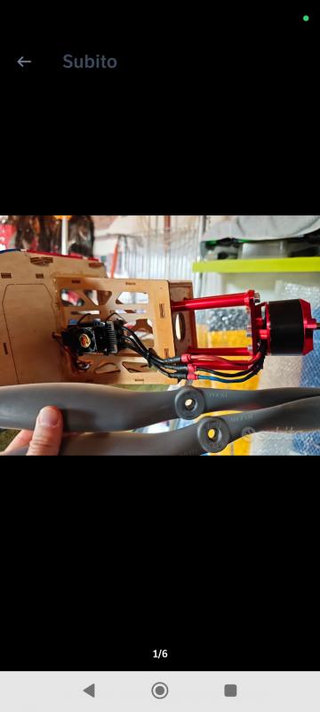 Combo motore- esc per aeromodello 140e