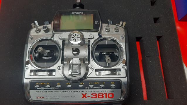 Jr x3810 con ricevente + modulo cambio frequenza