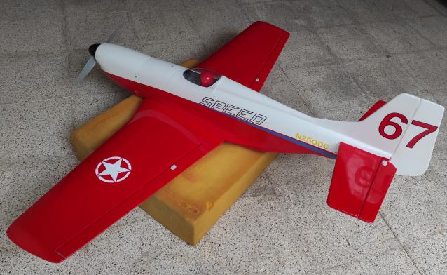 Strega MK2/P51 Mustang NUOVO completo pronto al volo 