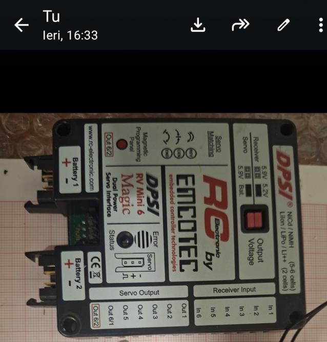 Vendo centralina emcotec e ricevente futaba 14 canali