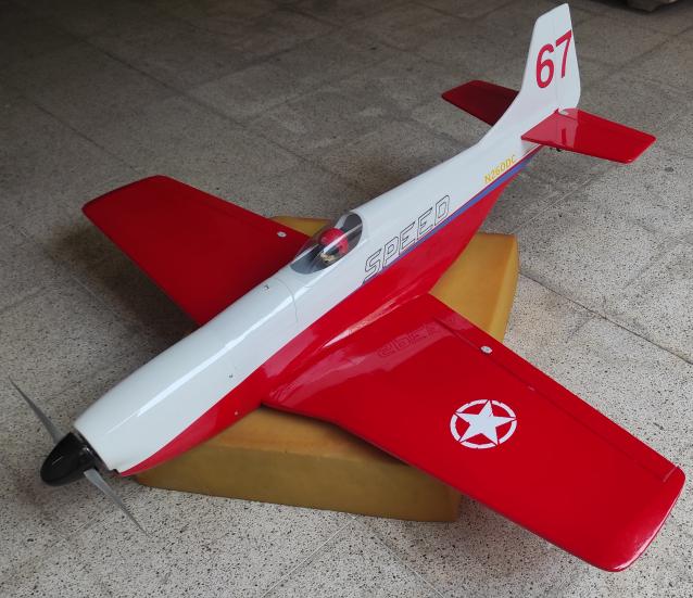 Phoenix Strega MK2/P51 Mustang NUOVO  completo pronto al volo a soli 180 Euro 