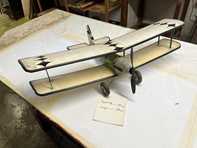 Mini Biplano elettrico poli - WWI Fighter