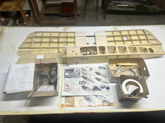 Fokker E - WWI Fighter in costruzione