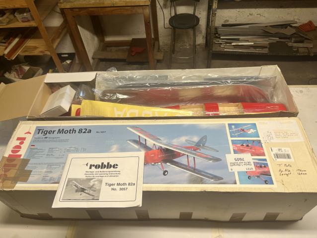 Tiger Moth 82a Robbe - Scatola Quick build